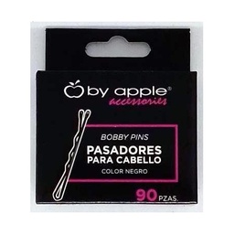 [BY APPLE] Pasadores Negros Para Cabello  90pz