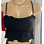 Blusa Tirantes Delgados con Olan